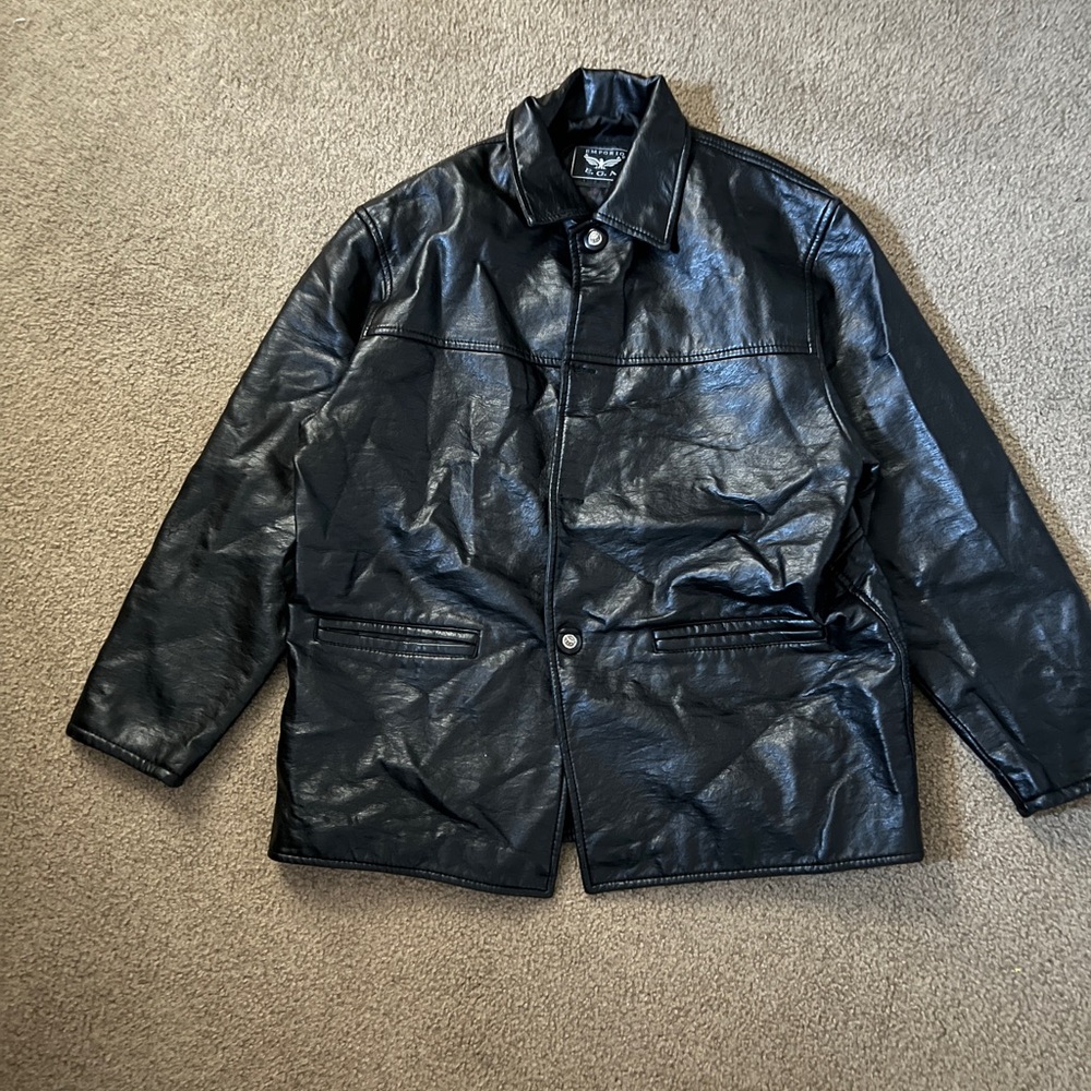 Men’s leather Emporio jacket